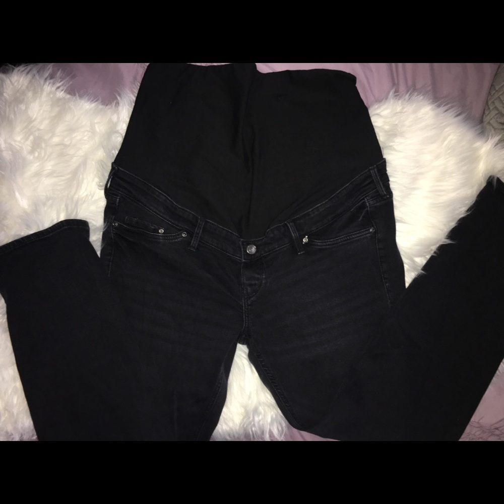 Faded Black Denim Maternity Jeans from H&M
